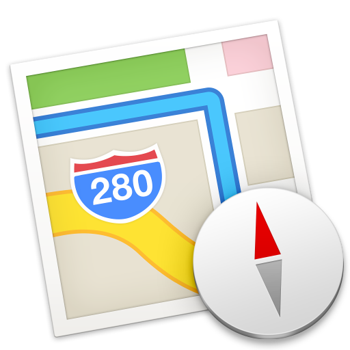 Icono de Apple Maps en OS X.