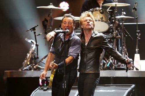 Bruce Springsteen y John Bon Jovi