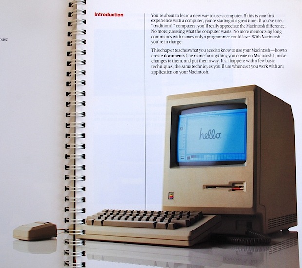 El primer manual de usuario de Macintosh 