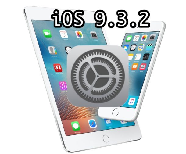 Actualización de iOS 9.3.2