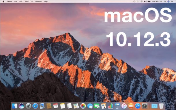 Actualización de MacOS 10.12.3