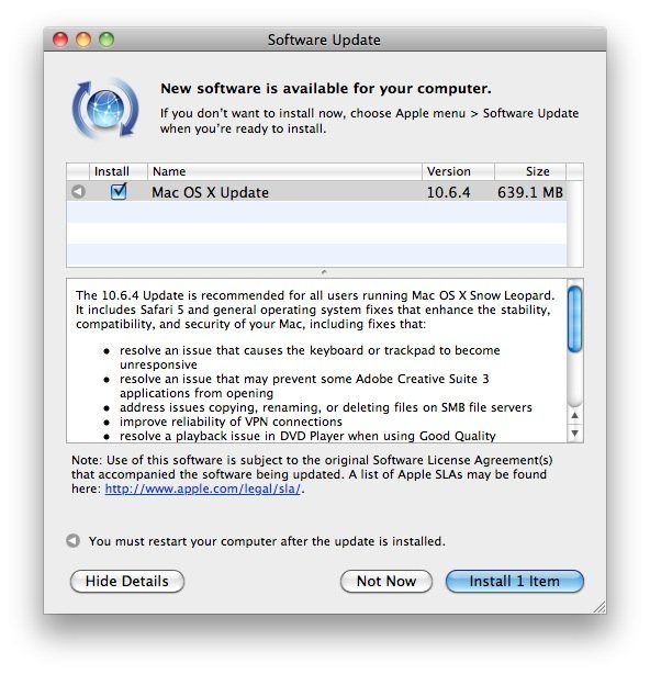Mac OS X 1064