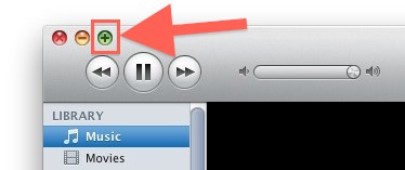 maximizar la pantalla completa de iTunes