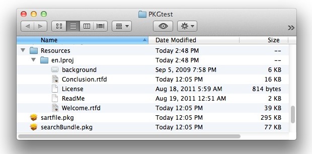 Extraiga el contenido del archivo del paquete (.pkg) sin instalarlo en Mac OS X.