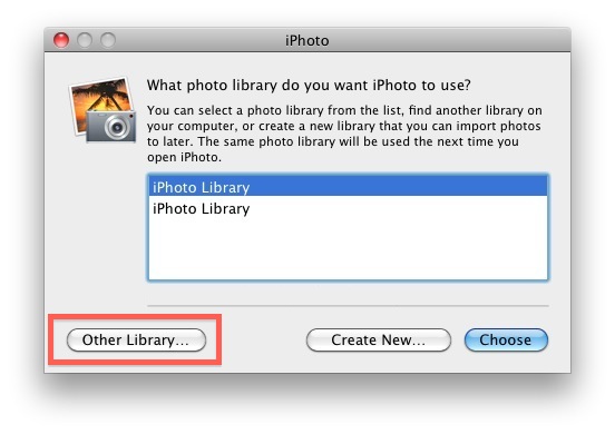 Mueve tu biblioteca de iPhoto
