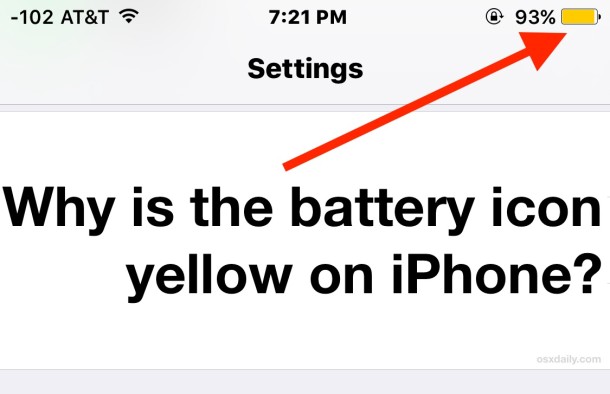 Por qué el ícono de la batería del iPhone es amarillo, qué significa y cómo solucionarlo