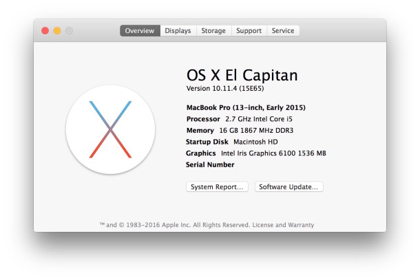 OS X 10.11.4 puede ser problemático para algunos usuarios mientras funciona muy bien para otras Mac