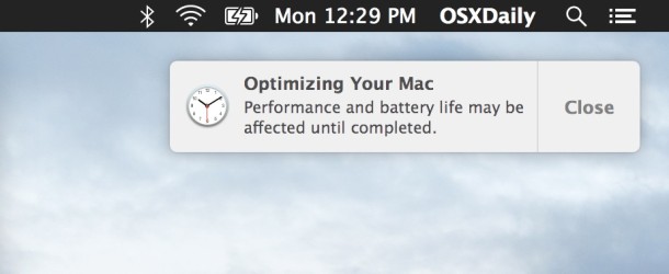 Optimice la notificación de su Mac en Mac OS X.