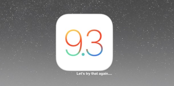 iOS 9.3 nueva versión 12e237