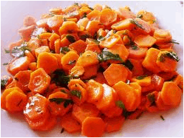 Zanahorias sabrosas en vinagre