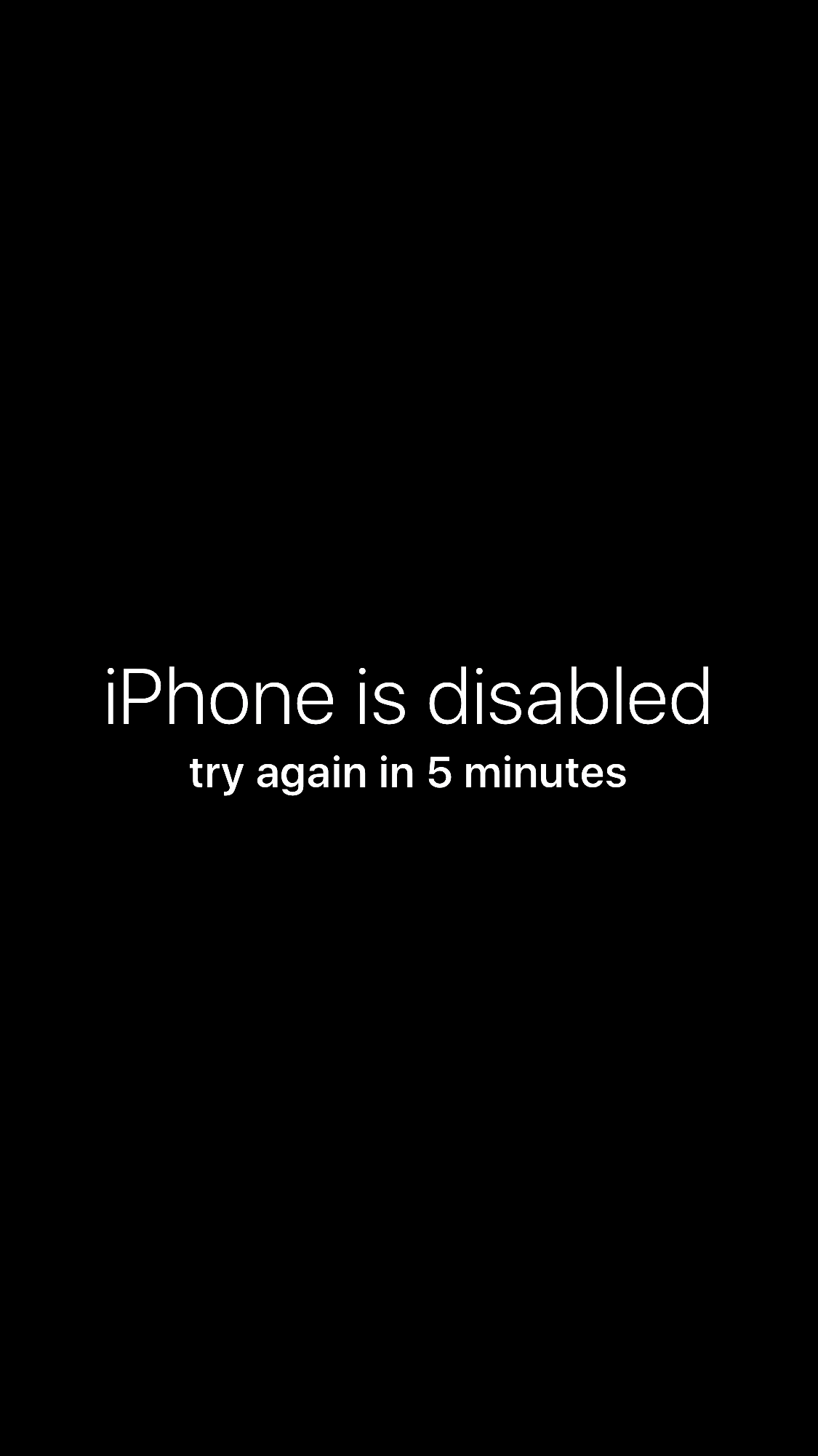 iPhone está apagado, prueba la broma del fondo de pantalla de nuevo