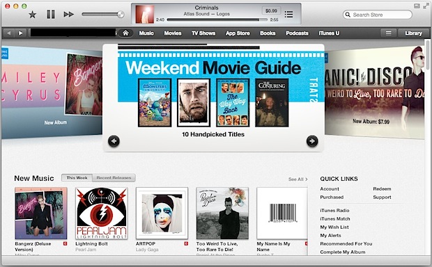 Actualizar las cachés de iTunes Store y App Store