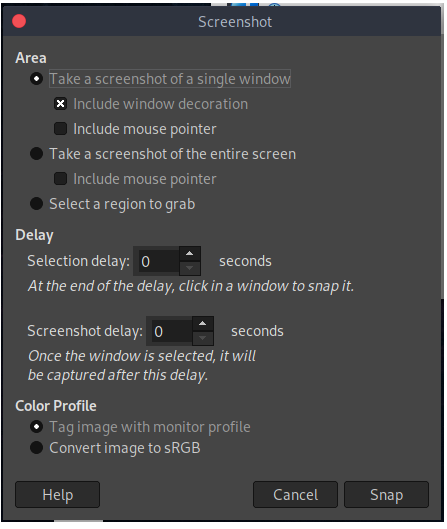 Las mejores herramientas de captura de pantalla de GIMP en Linux