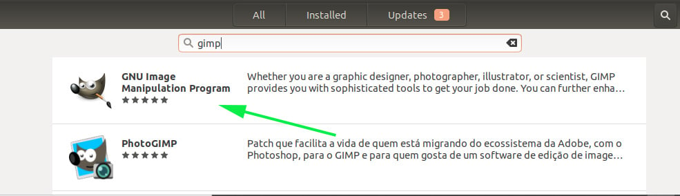 Install-GIMP-form-Software-Center