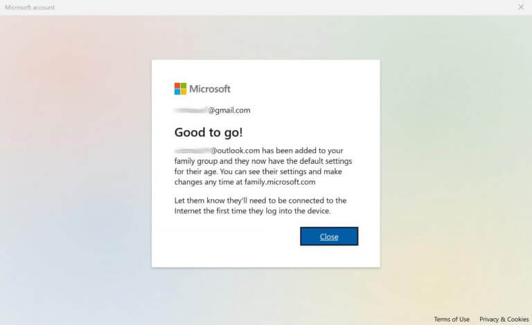 Configuración de la cuenta de Microsoft