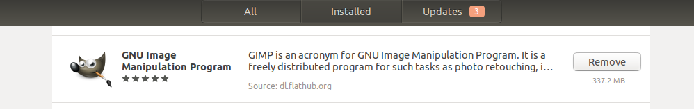 Eliminar GIMP de Ubuntu