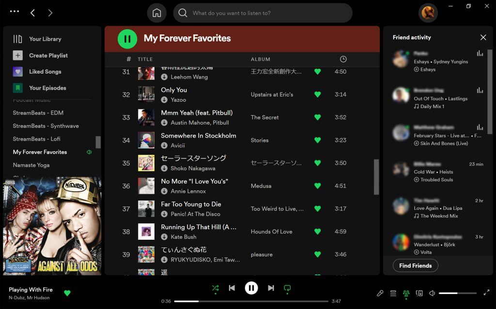 La nueva aplicación Spotify de Windows